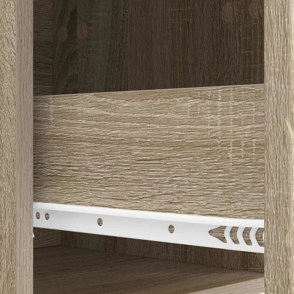 Tavolino da Parete Laterale | Tavolo laterale | Tavolino Rovere Sonoma 59 x 34,5 x 17 cm