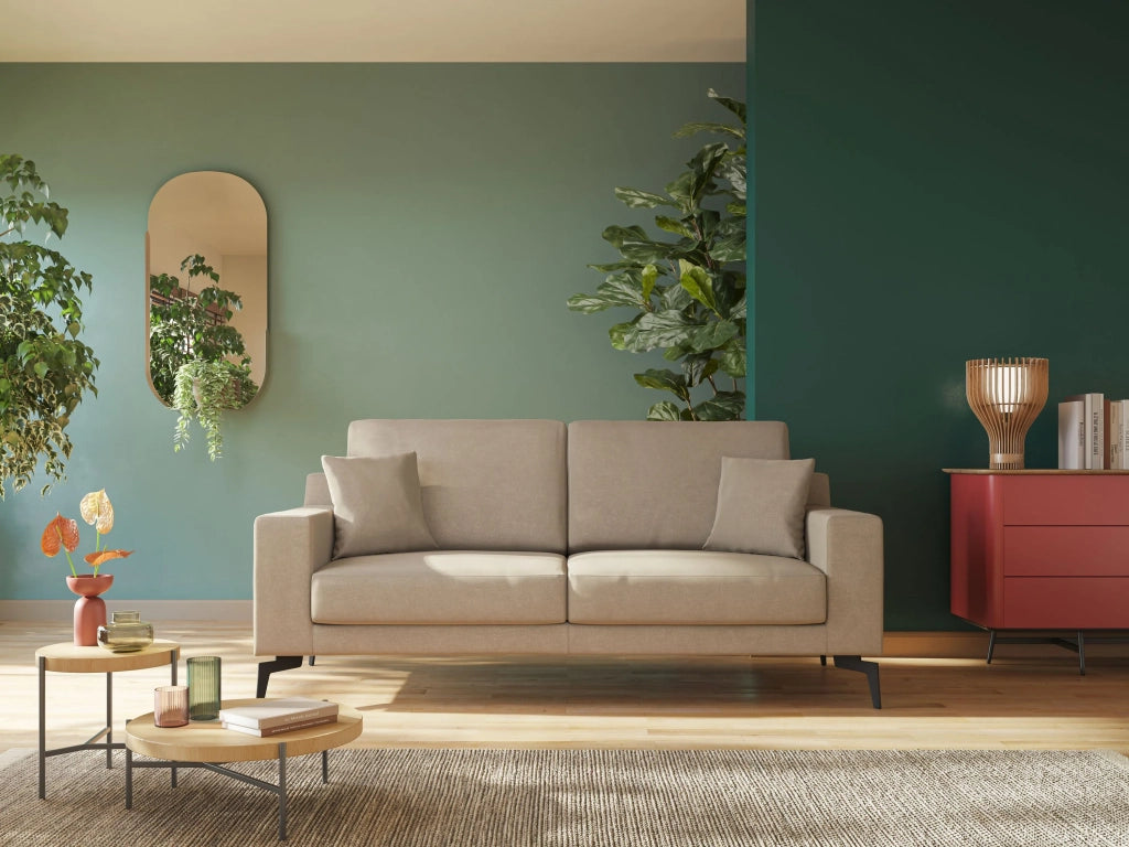 Prestige Divano design moderno T11 146 cm rosso
