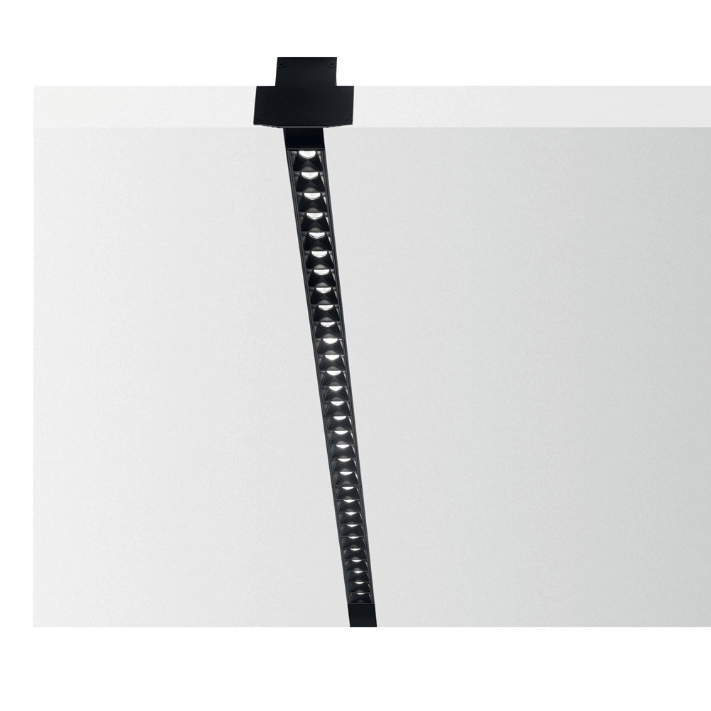 Profilo Superficie Per Binario Arca 100Cm Alluminio Nero