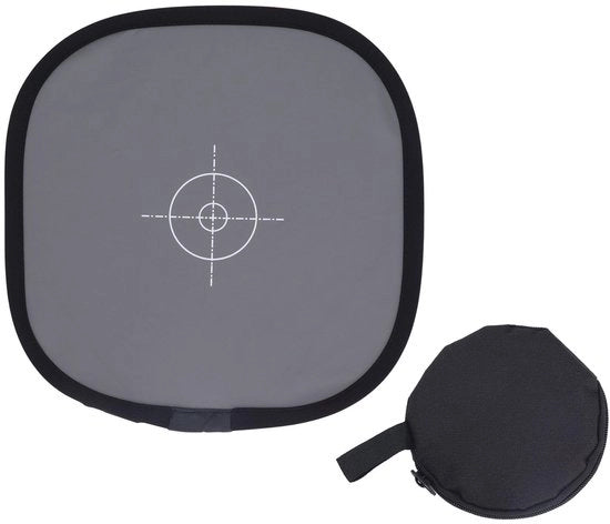 Tavola di riferimento per la composizione 30 cm - Carta doppia faccia grigia/bianca - Portatile/riutilizzabile - Leggera - Precisione nella esposizione - Riferimento per la fotografia