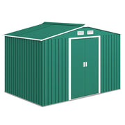 Casetta da Giardino in Acciaio ¨C Xylo ¨C Verde Scuro 277x195x192 cm