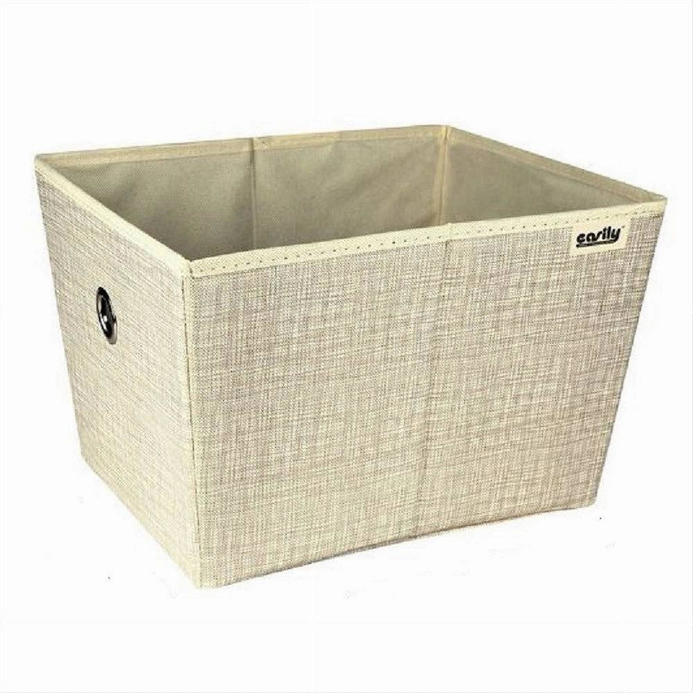 Trade Shop - Box Scatola Salvaspazio Portatutto Contenitore Armadi Organizer 19x23x17cm 69724 -
