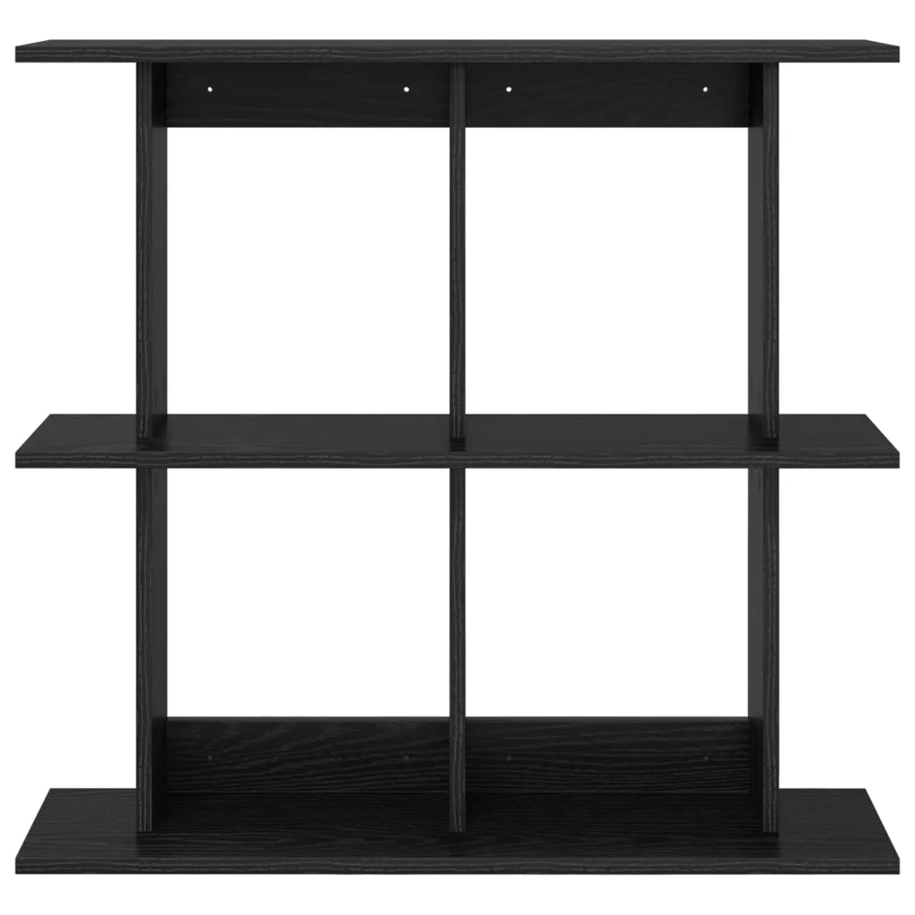 Scaffale da parete A parete Rovere Nero 100 x 20 x 75 cm 8012085