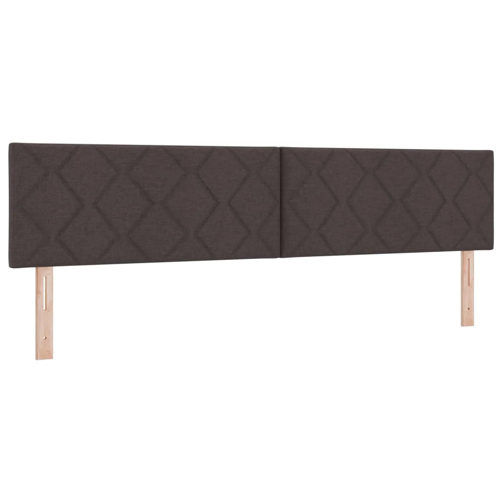 Testiera | Testata LED Marrone 200 cm Tessuto