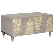 Tavolino da Salotto-Tavolino da soggiorno Grigio 80 x 50 x 40 cm 379625
