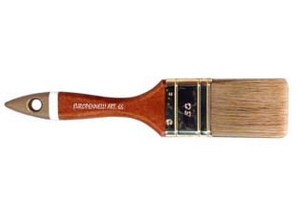 12pz pennellesse setola bionda professionale manico legno - mm.20x13x46 cod:ferx.fer223713