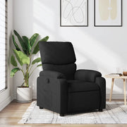 Poltrona reclinabile in tessuto nero 3205682