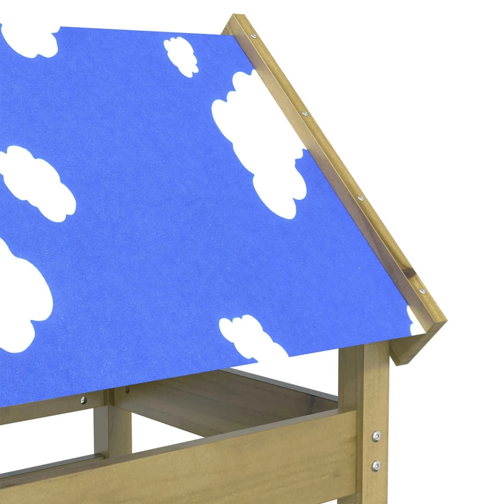 Torre da Gioco Marrone Legno Impregnato Solido 3417198