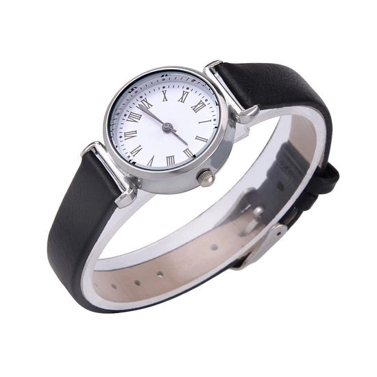 Orologio Donna - Design Mini - Cinturino in Pelle Sintetica - Movimento a Quarzo - Cassetta in Acciaio Leggero - Facile da Leggere - Orologio Donna