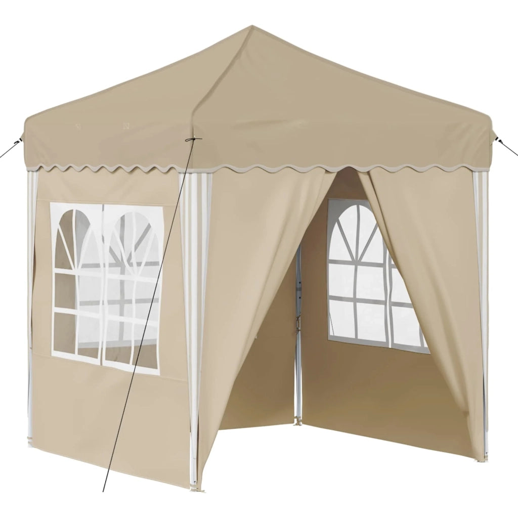 Tenda per feste a pop-up-Gazebo Crema 195 x 195 x 245 cm 550117