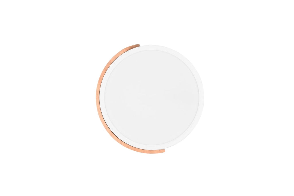 Plafoniera LED moderna JANO 20W 31,5cm bianco/legno RL