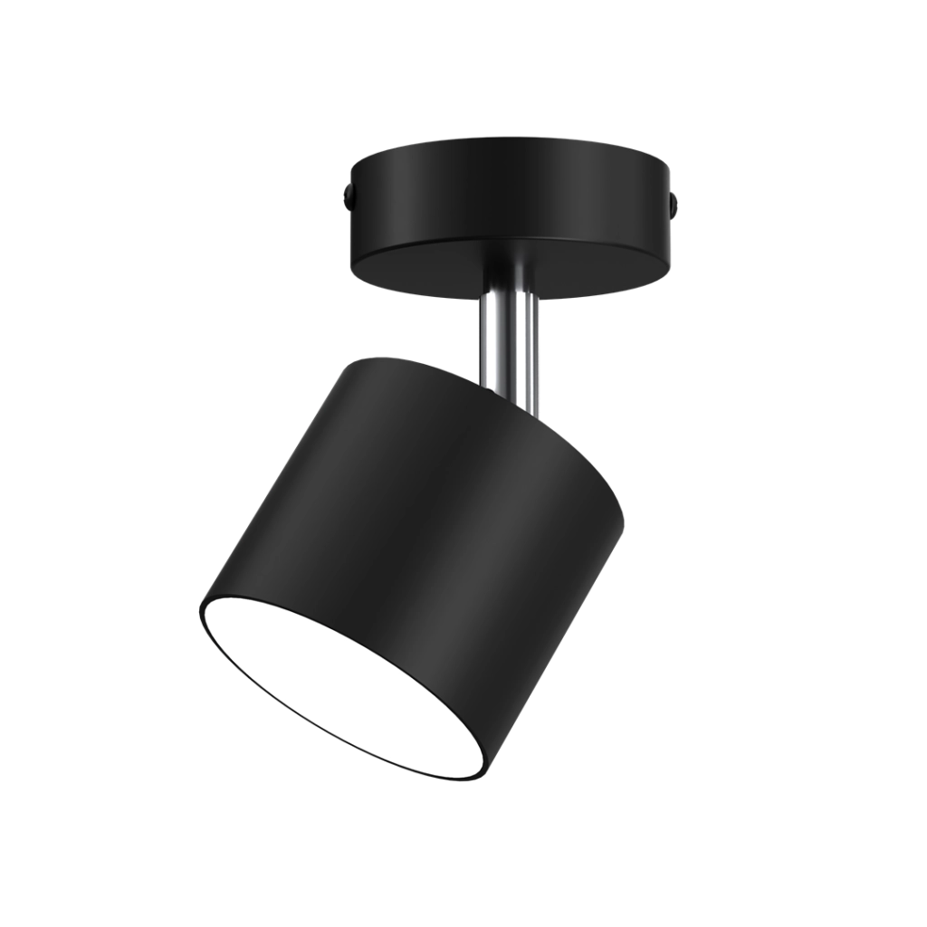 Faretto parete/soffitto Dixie 1xGX53 20W nero Milagro