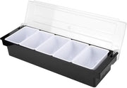 Cassa multifunzionale per conservazione - Materiale food grade in plastica - Copertura trasparente - Maniglie - Adatto per frutta/verdura - Cassa per erbe