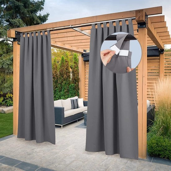 Baliunetti Esterni Ombreggiante Acquaportato Resistenti al Tempo, Verdusterenti \ Baliunetto per Balcone, Opaco - H 274 x 132 cm