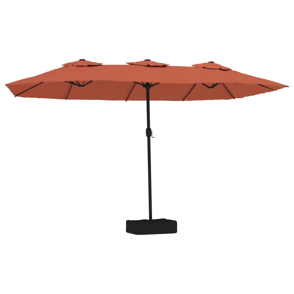 Ombrellone a Doppia Testa Terracotta 449x265 cm 362950