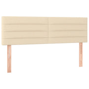 Testiera | Testata Crema 144x5x78/88 cm in Tessuto