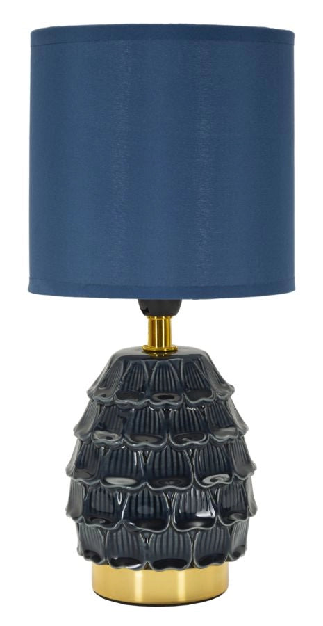 LAMPADA DA COMODINO PIGNY BLU CM Ø 15X30,5