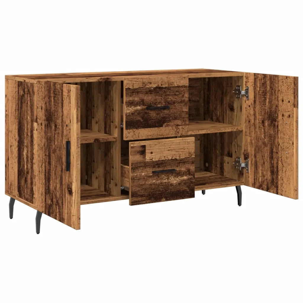 Credenza | Madia | Buffet da pranzo | Armadio da pranzo Legno Antico 100x36x60 cm in Legno Multistrato