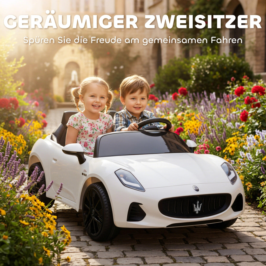 Auto Elettrica per Bambini Maserati ¨C Minimal ¨C Bianco