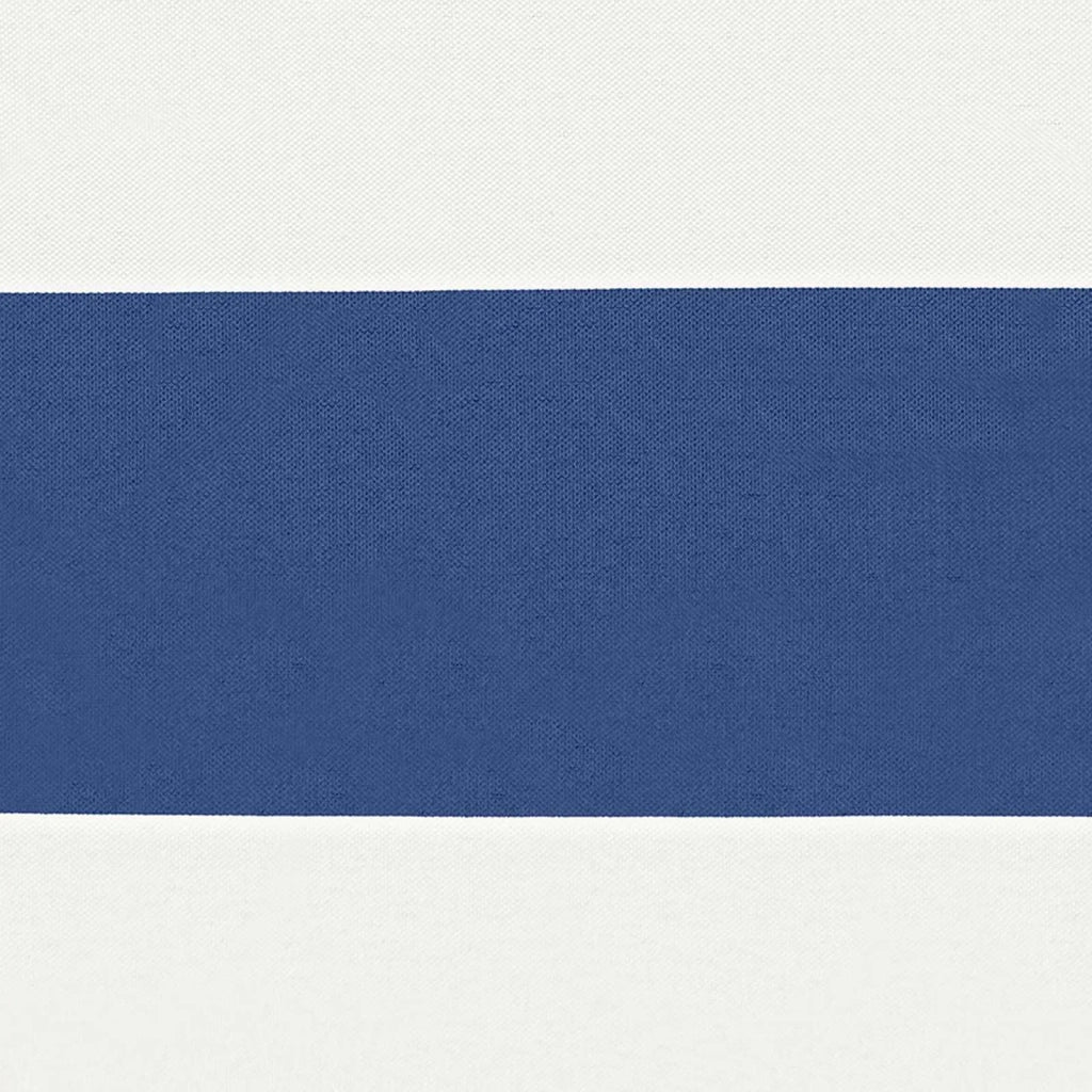 Schermo da balcone Blu e Bianco 100 x 800 cm Tessuto Oxford 42030645