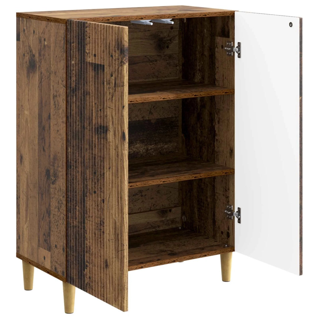 Credenza | Madia | Buffet da pranzo | Armadio da pranzo Legno antico 66 x 34,5 x 90 cm Legno ingegnerizzato