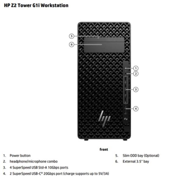 Hp z2 twr g1i u7265k 32gb/1tb 2000 - D46HJET#ABZ