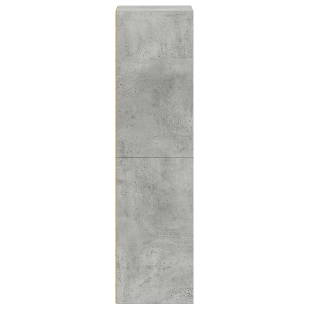 Libreria/Mobile TV Grigio Cemento 36x30x114cm Legno Multistrato 800139