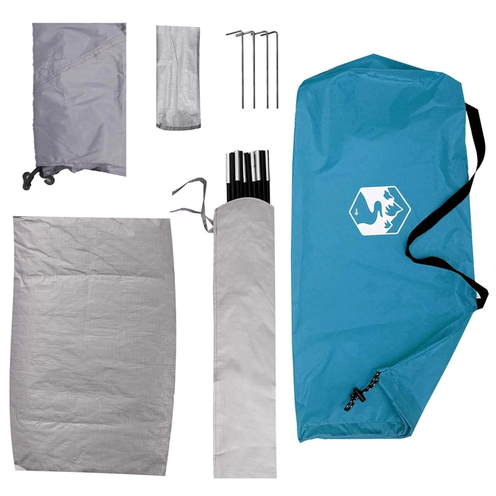 Tenda da campeggio con tetto Blu 190 x 140 x 105 cm 42028628