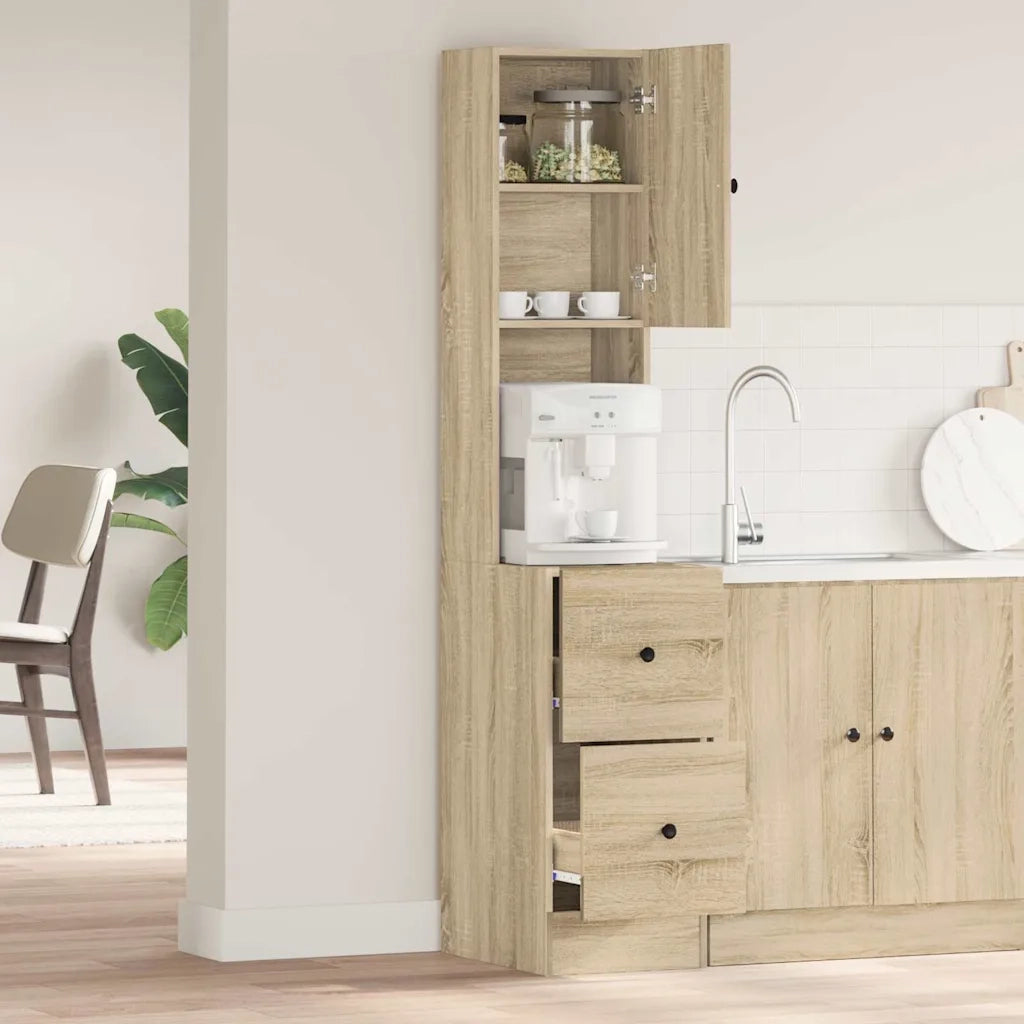 Mobile da cucina Beige 35 x 50 x 180 cm Legno multistrato 871372