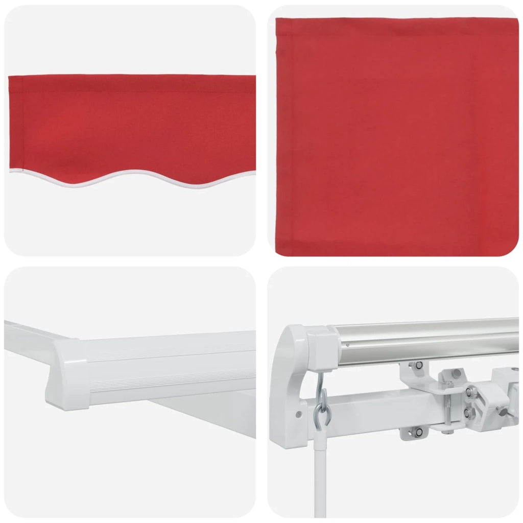 Tenda da Sole Rosso 300 x 250 x 165 cm Poliestere 3330141