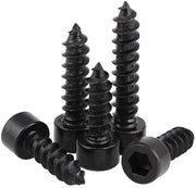 Viti a 5 x 20 mm in acciaio di carbonio - 30 pezzi - Elementi di fissaggio - Adatti per plastica/legno - Viti a sezione zeskant