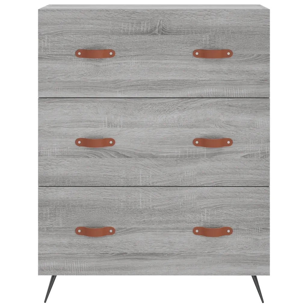 Cassettiera Grigio Sonoma 69,5x34x90 cm in Legno Multistrato CFW4038824