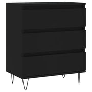 Credenza | Madia | Buffet da pranzo | Armadio da pranzo Nero 60x35x70 cm in Legno Multistrato