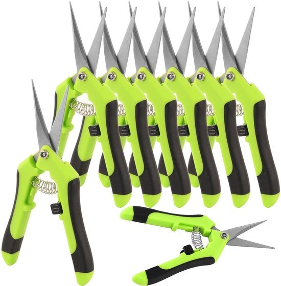 ONF3 - Snoeischaar Professionale - 8 Stuks - 6,5 Pollici - Manubrio Antiscivolo - Adatto per Fiori e Piante - Ideale per Appassionati di Giardinaggio