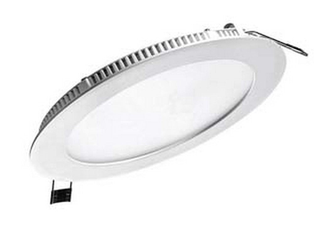 1pz pannello led tondo ultra slim da incasso - 12w - ip20 -  ø mm.170 - 810 lm cod:ferx.fer303149