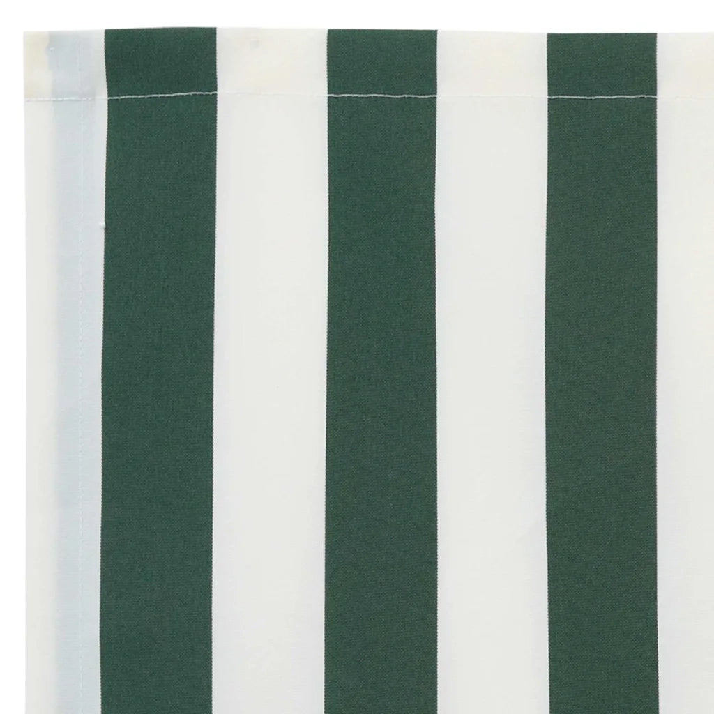 Telo di ricambio per tenda da sole Verde e Bianco 380 x 345 cm 42000659