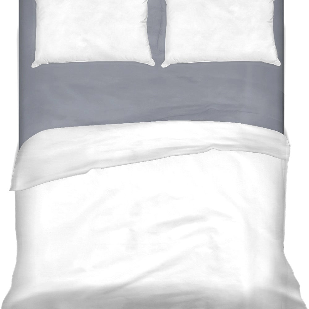 Lenzuolo letto sotto con angoli 100% puro cotone Made in Italy tinta unita Grigio - 1 Piazza