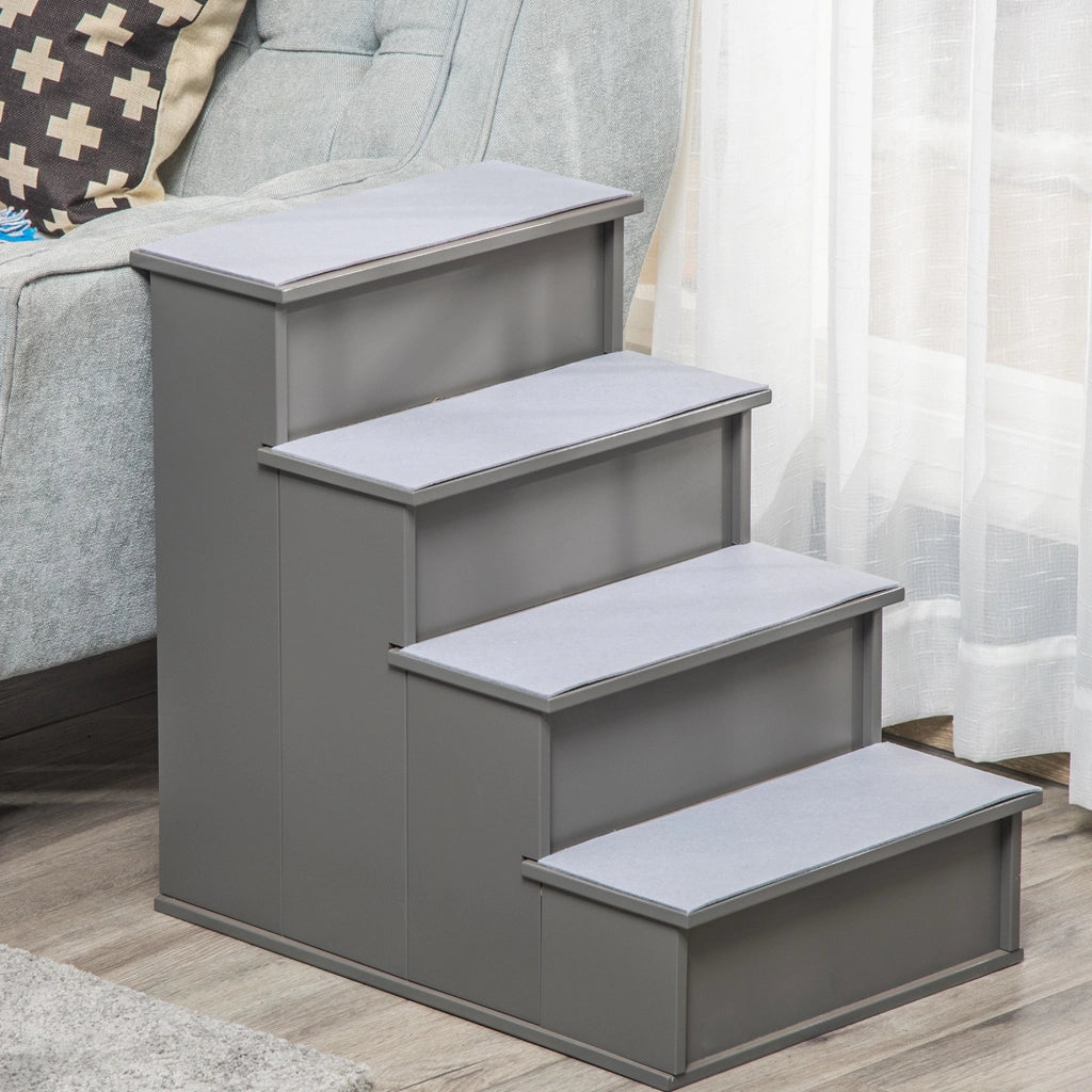 Scala per animali domestici ¨C zephmum ¨C Grigio 40x59x54 cm