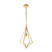 Sospensione Classica Nico Acciaio Ottone Brunito 1 Luce E27