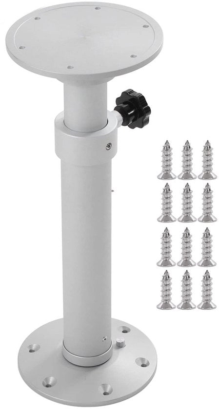 Sostegno per tavolo - Sostegno per tavolo rimovibile - Altezza regolabile - Materiale: materiale antiaderente - Sostegno per tavolo in alluminio - Adatto per RV e barche - 445-685mm