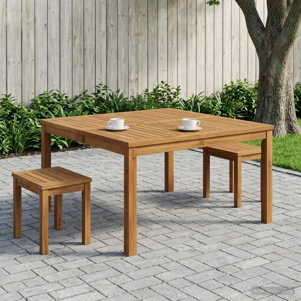 Tavolino da salotto Naturale 100 x 100,5 x 45 cm 901242