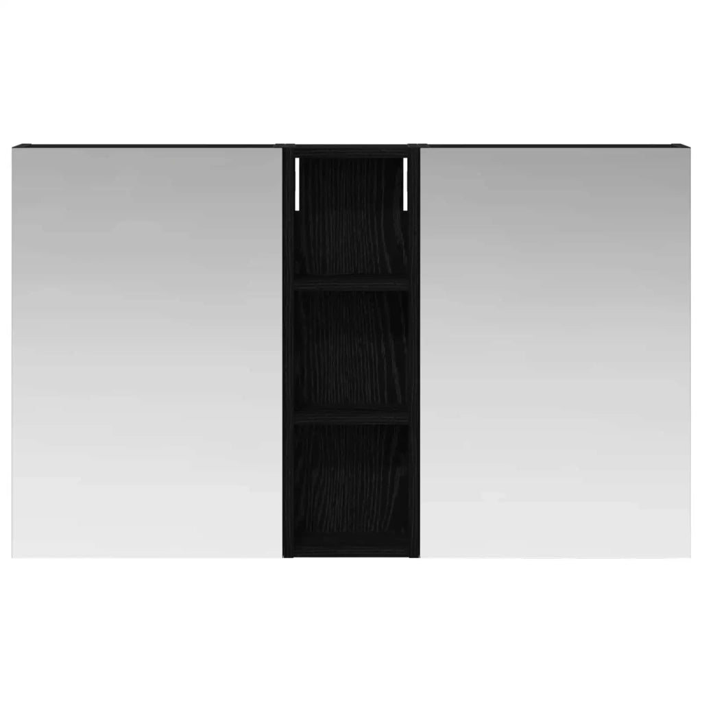 Set di Armadi da Bagno con porta 3 pcs 100 x 10,5 x 60,5 cm 3403697