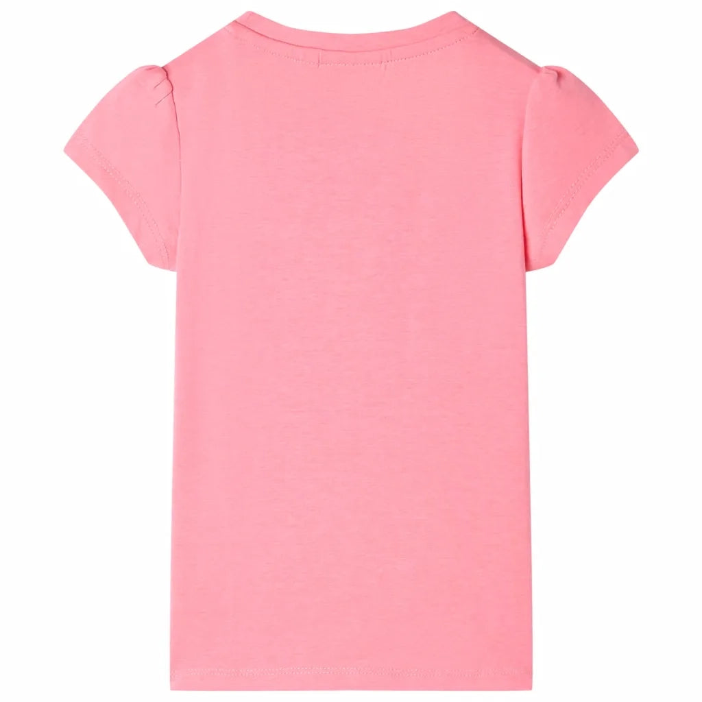 Maglietta da Bambina Rosa Neon 116