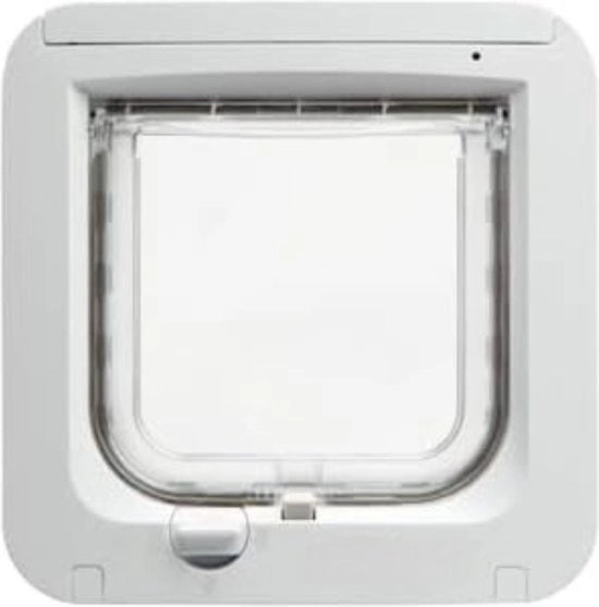 Cat Flap Microchip con Chip - Helder Wit