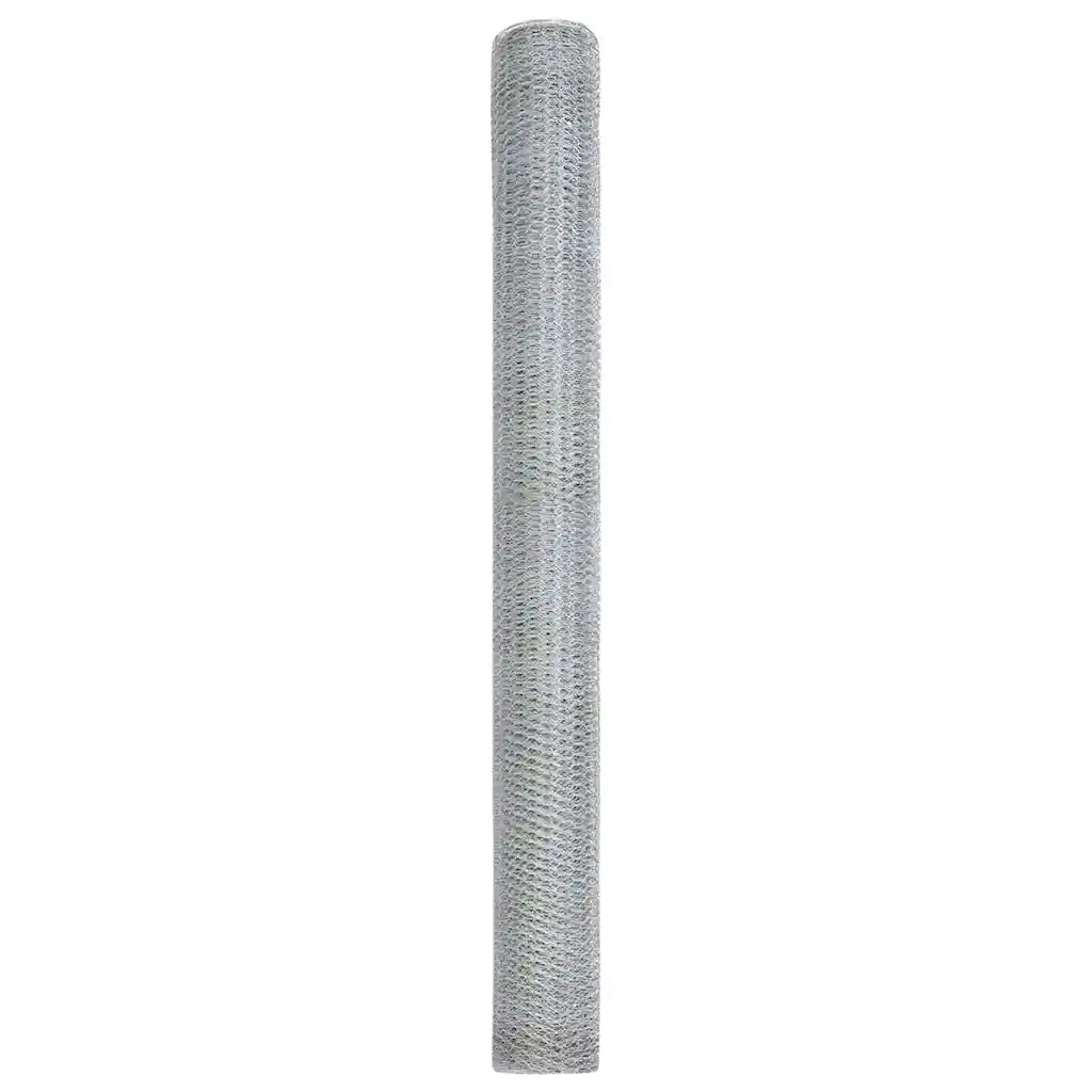 Recinzione Esagonale Argento 1,5 x 10 m Acciaio zincato 42005654