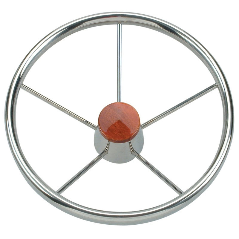 RUOTA TIMONE INOX Ø MM.320 STEERING WHEEL Ø MM.450