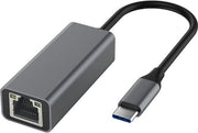 Adattatore USB-C a Ethernet - Adattatore Lan per Internet RJ45 - 1000 Mbps