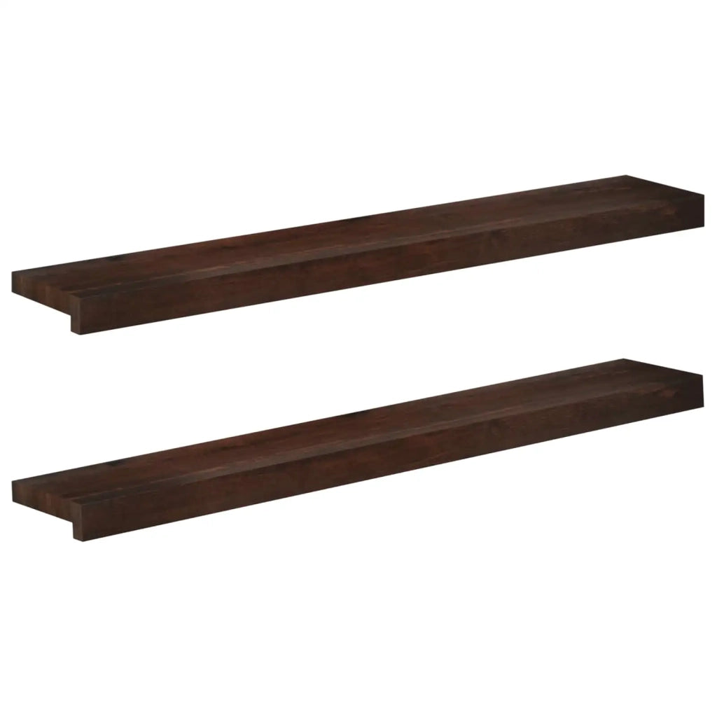 Soglie per finestre 2 pz Marrone Scuro 100 x 15 x 2 cm 42048290