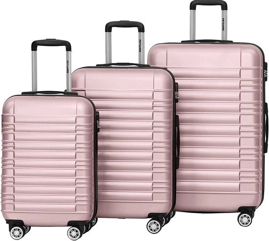Valigetta a ruote 55x40x20 cm – Trolley rigido con ruote – Bagaglio leggero da viaggio – Dimensioni a mano