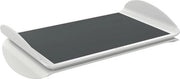 Sostegno per Piedi per Computer Regolabile 2 Livelli Grigio Chiaro/Bianco 65030085
